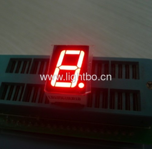 Single digit 0.56 inch common anode ultra white 7 segment led display for home appliances 