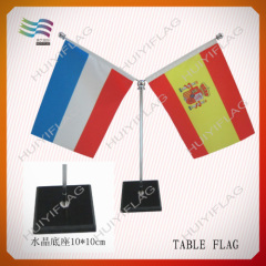 international table desk flag with stand