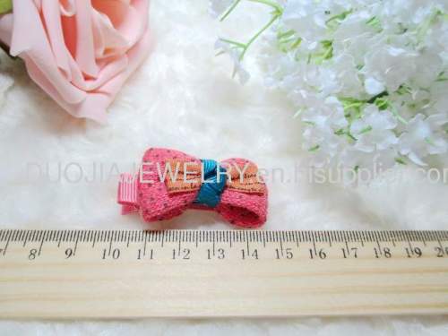 Children Hair accessories, Children Hair ornament New type BYFJ1105 Butterfly Fabric Hair Clip, Hairpin, Hair Grip