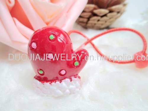 Children Hair accessories, Children Hair ornament 2012 New DBFS1110 lovely glove Hair Rubber Band /Hair Elastic Band