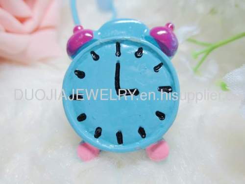 Children Hair accessories, Children Hair ornament 2012 New DBFS1111 Alarm Clock Hair Rubber Band /Hair Elastic Band