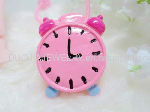 Children Hair accessories, Children Hair ornament 2012 New DBFS1111 Alarm Clock Hair Rubber Band /Hair Elastic Band