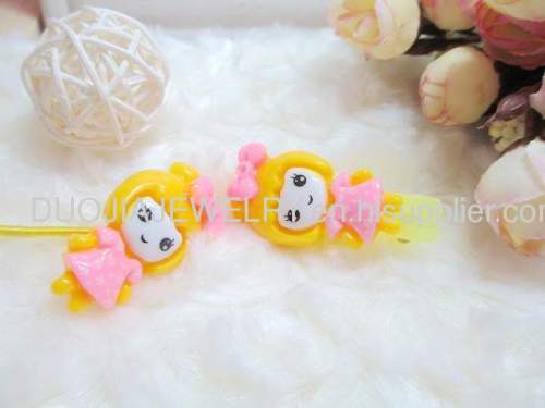 Fancy DBFS1118 beautiful girl shape Rubber Bands/Hair Elastic Bands Children Hair accessories, Children Hair ornament