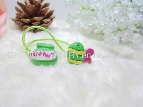 Children Hair accessories, Children Hair ornament SBFS1101 Bee gathering honey Hair Rubber Bands /Hair Elastic Bands