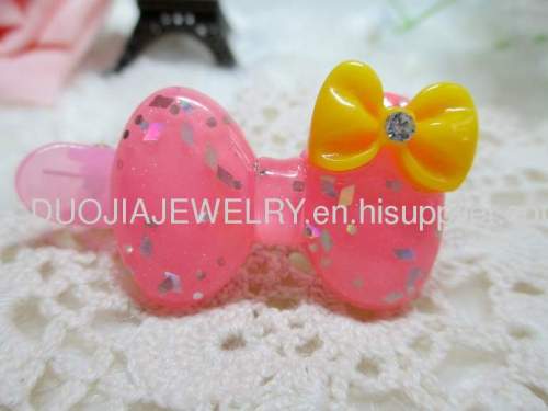 Children Hair accessories, Children Hair ornament YZJ1104 Beautiful Bowknot Shape Hair Clip, Hairpin, Hair Grip