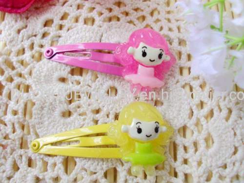 Children Hair accessories, Children Hair ornament ZBBJ003 2012 Handmade New TYPE Fashionable Resin BB Hairpin