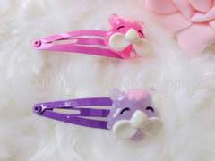 Children Hair accessories, Children Hair ornament Handmade ZBBJ005 Animal Shape Resin BB Hair Clip