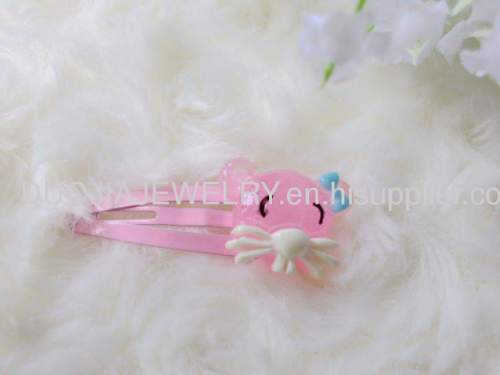 Children Hair accessories, Children Hair ornament ZBBJ012 Kitty cat shape BB Hairpin/Hair Clip/Hair Grip for girls