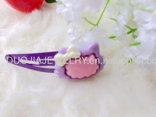 ZBBJ019 Cute Cat Head Shape BB Hairpin/Hair Clip/Hair Grip for girls