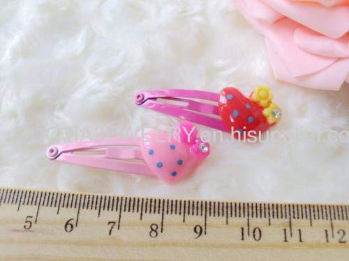 Lovely Handmade ZBBJ022 Heart Shape BB Hairpin/Hair Clip/Hair Grip for girls