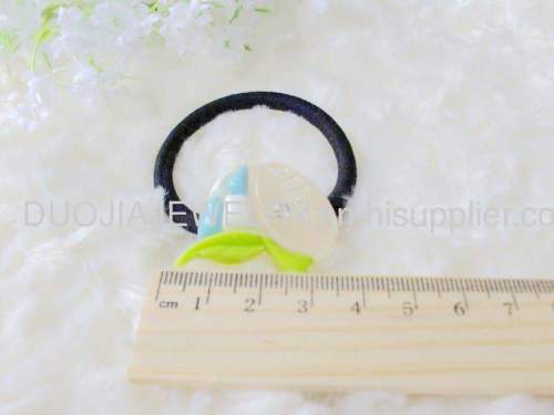 Hair accessories, Hair ornament Nice DFS003 Fruit Shape Resin Hair Rubber Bands,Hair Elastic Bands