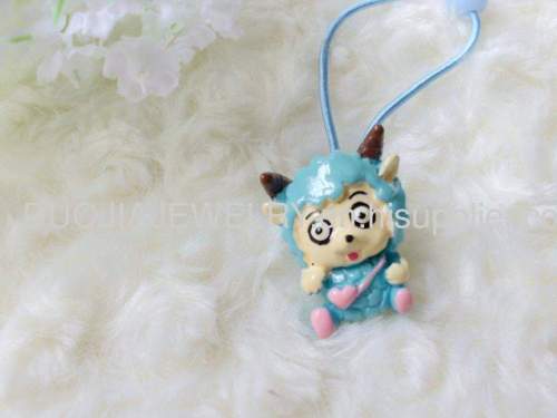 Handmade DFS011 Lovely Cartoon Hair Rubber Band with Resin Design Children Hair accessories, Children Hair ornament