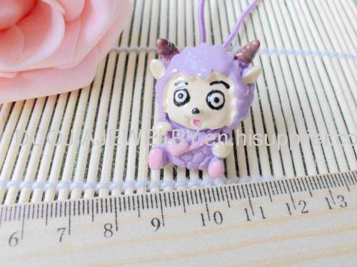 Handmade DFS011 Lovely Cartoon Hair Rubber Band with Resin Design Children Hair accessories, Children Hair ornament