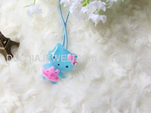 Handmade DFS017 Cartoon Animal Shape Resin Hair Rubber Band Children Hair accessories, Children Hair ornament