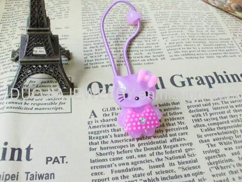 Fashion Handmade DFS020 Cute Kitty Cat Shape Resin Hair Rubber Band Children Hair accessories, Children Hair ornament