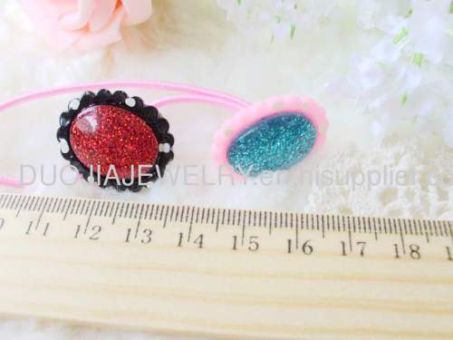 SBDFS008 Lovely Round Resin Hair Rubber Bands/Hair Elastic Bands Children Hair accessories, Children Hair ornament