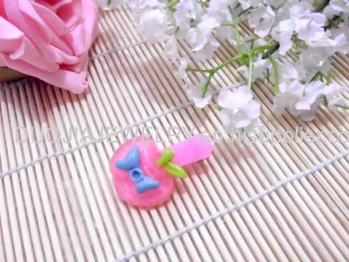 Children Hair accessories, Children Hair ornament BBJ008 Lovely AppleResin Duck Mouth Hairpin/Hair Clip/Hair Grip