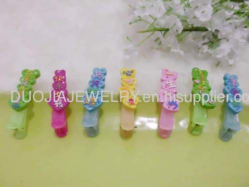 Children Hair accessories, Children Hair ornament BBJ014 Resin Duck Mouth Hairpin/Hair Clip/Hair Grip