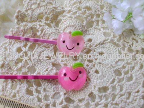 Children Hair accessories, Children Hair ornament 2012 fashion YZJ009 Fruit Hair Clip/ Hair Grip/ Hairpin