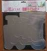 MIRROR DECAL 3PCS DIE CUT SHAPE