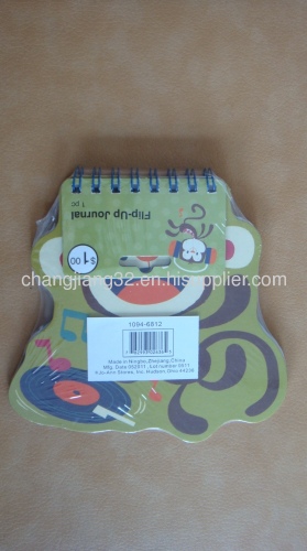 Monkey Stationery Series Die Cut Notebook