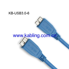 USB Cable 3.0 Micro A Male to Micro B Male
