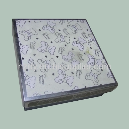 White card paper box for gifts or for accessories