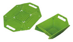 Foldable chopping block & washing basket