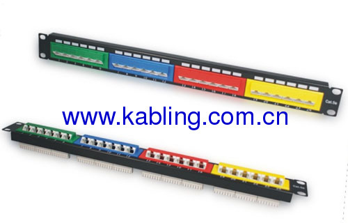 Cat 5e UTP 45 Degree Patch panel