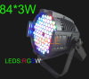 84pcs x1w led par 64 rgbw dmx stage lighting