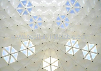 White Inflatable Dome Tent