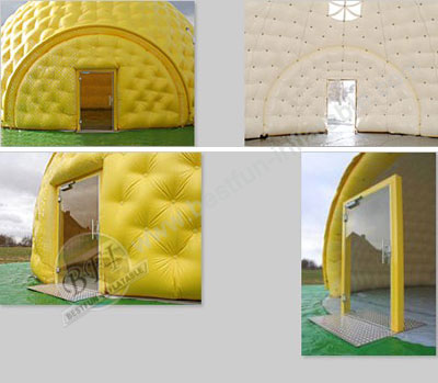 White Inflatable Dome Tent