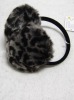 fake fur leopard ear muff