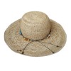 Ladies paper straw beach hats middle brim