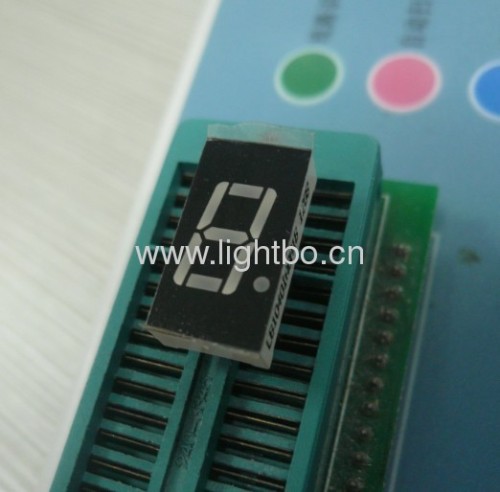 Pure Green 0.4" common anode single digit 7 segment led display for home appliance
