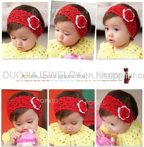 Baby Hair Accessories ,Baby Hair Ornament New South Korean Baby Headbandknitted flowerhair band