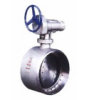 Three-eccentric welded butterfly valve