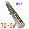 72pcsx3w LED waterproof aluminum outdoor DMX LED RGB bar light