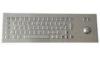 ATM Bank Machine IP65 Stainless Steel Metal Keyboard With Trackball 400.0mm * 124.0mm