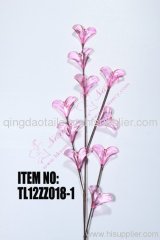 Acrylic jewel floral branch Crystal bead flower stem