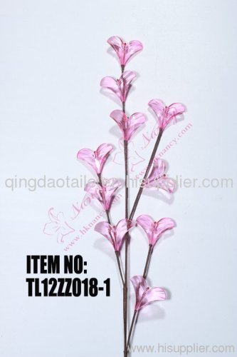 Acrylic jewel floral branch Crystal bead flower stem