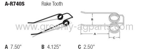 R740S Case-IH raker tooth