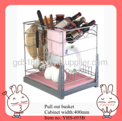 Kitchen solution multifunction pullout basket