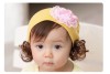 andmade Baby Headband with multi design and colors with wig hair band, Children hair accessories