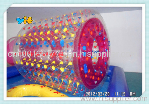 inflatable water roller 3 chamber, human sized hamster ball, aqua roller