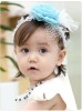 Fancy High quality Handmade Lace Baby Headband with flower Baby hair band, Children hair accessories
