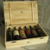 Wooden wine boxes for 6 bottles packaging