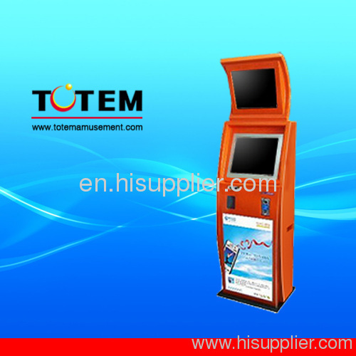 guangzhou totem dual touch screen kiosk