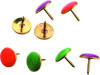 Colourful round thumb tack
