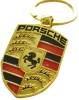 promotion porsche metal car keychain